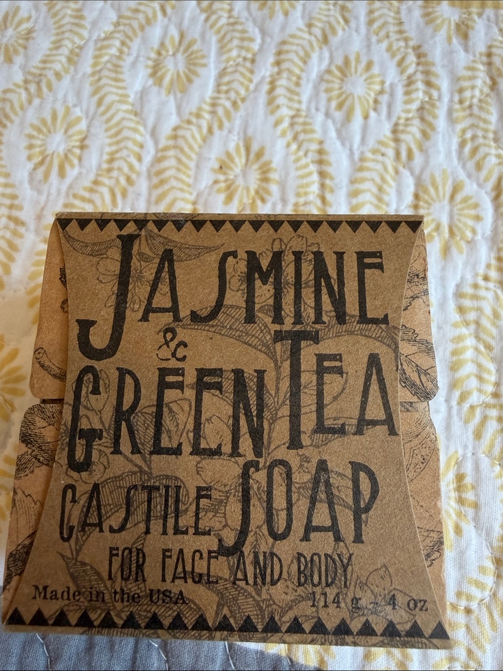 Jasmine & Green Tea Castile Soap Made in Virginia